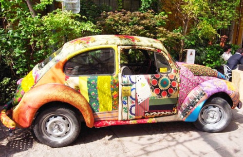 Last but not least Bokja upcycled a Volkswagen beetle my first car was a 